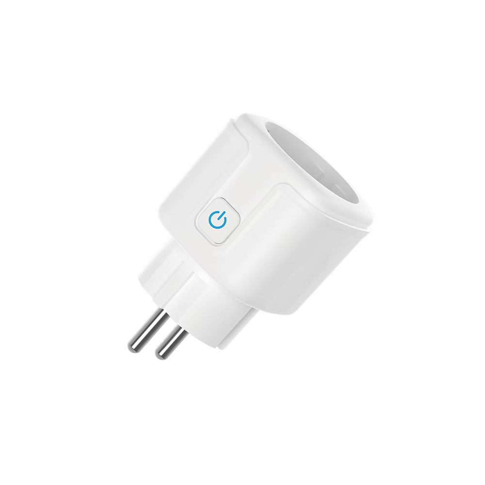 EU 16A Wifi Smart Single Socket Wireless Remote Alexa Google Tuya Wifi Outlet Smart Plug With Energy Monitoring Timer Function