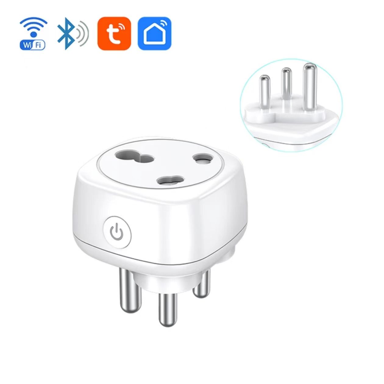 New Large South Africa 16A smart socket mobile app wireless remote timer switch with power statistics socket