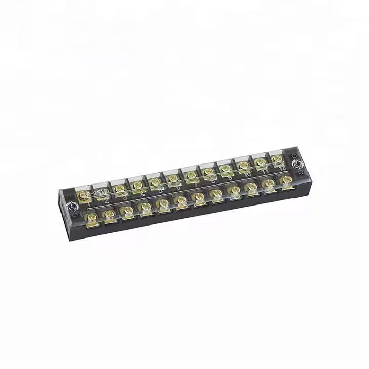Screw Terminal Strip Terminal Blocks Tb-2512 25A 12p Patch Panel Wiring Row Junction Box