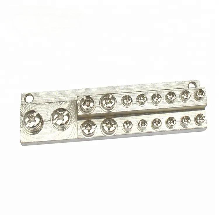 High Current Terminal Block JDG-C Double Row Screw Terminal Block Brass Earth Terminal Block Bus Bar