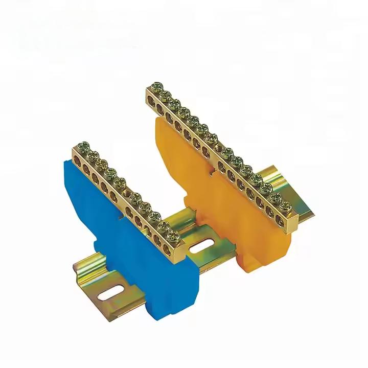Sccrew Terminal Rail Mount Electrical Wiring Screw Terminal with Plastic Base