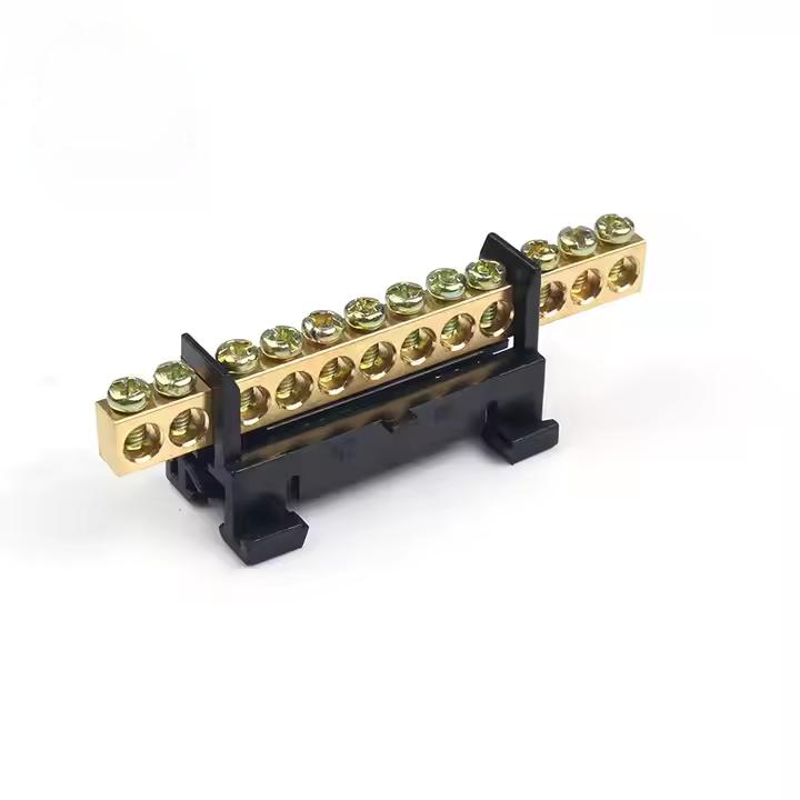 Copper Distribution Box Terminal Wire Connection Terminal 6 * 9 PA Material