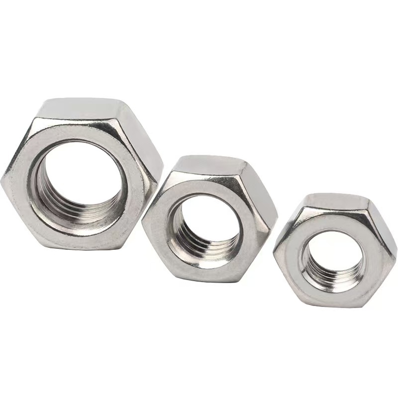 Wholesale  Nuts  High Quality Hexagon Nuts Carbon Steel Standard Din934 Hex Nut M3-m48