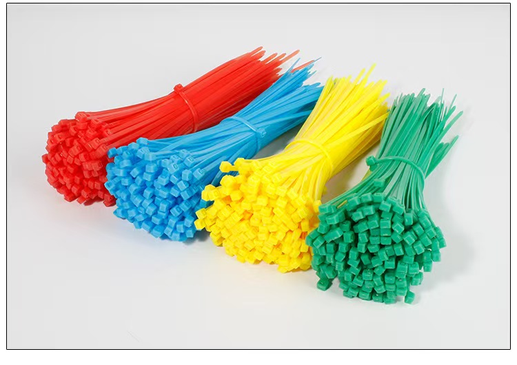 CE ROHS nylon 66 Cable Zip Ties White Black wire Cable storage trap Zip Cable Tie